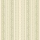 Coupon 3m Tissu Cretonne Oliveraie Rayure Creme