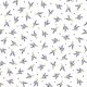 Coupon 3m Tissu Cretonne Lavandines All Over Ecru 