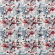 Coupon 3m Tissu Imprimé Effet 3d Snowman Multico