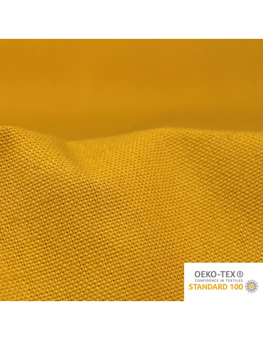 Tissu demi natté grande largeur jaune