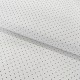 Coupon 3m Tissu Coton Imprimé Swiss Dot Blue