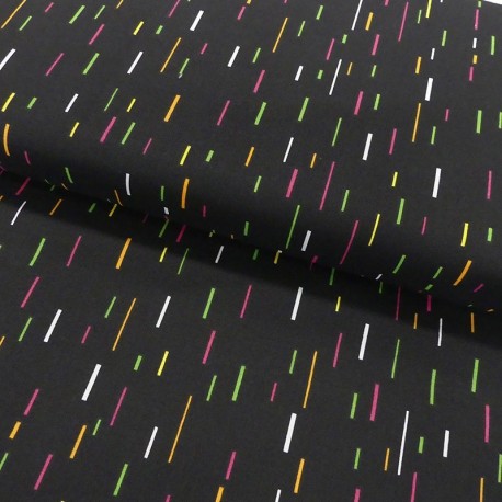 Coupon 3m Tissu Coton Imprimé Multi Rectangles