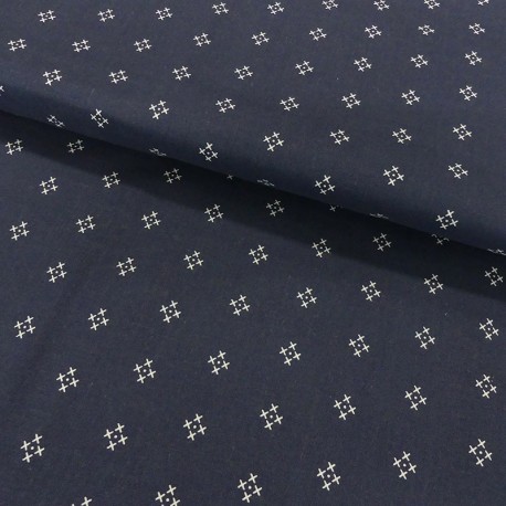 Coupon 3m Tissu Coton Imprimé X Print 