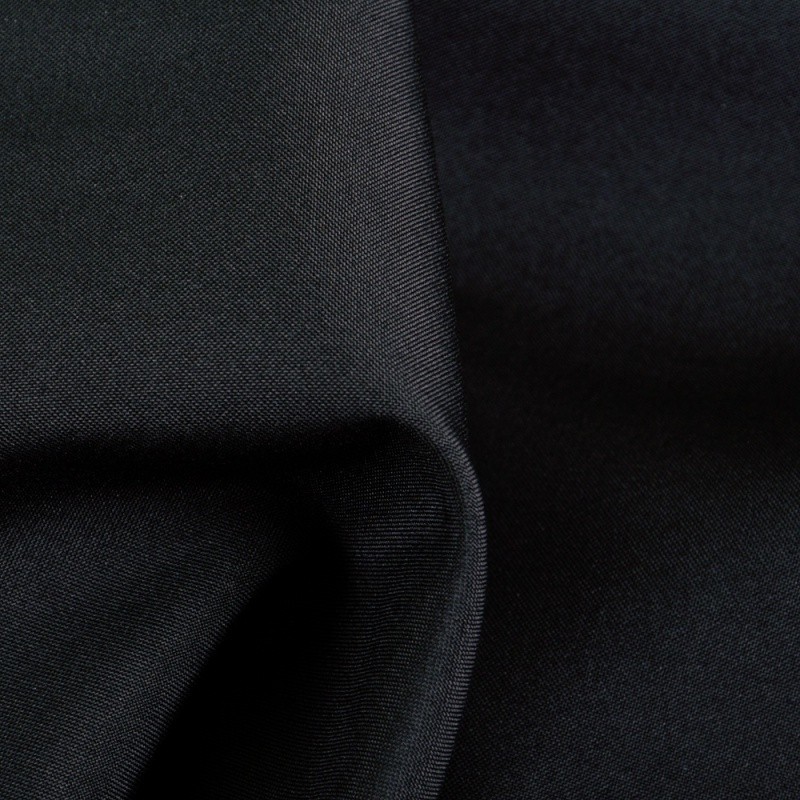 Coupon 3m Tissu Burlington Grande Largeur Noir 