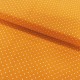 Coupon 3m Tissu Coton Imprimé Pin Dot Orange