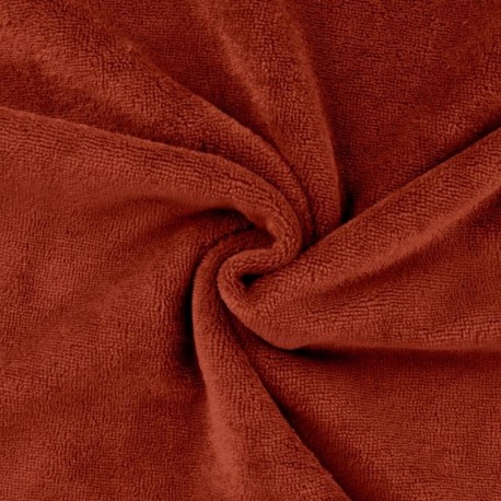 Coupon 3m Tissu Bambounette Terracotta 