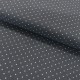 Coupon 3m Tissu Coton Imprimé Pin Dot Bluefin 