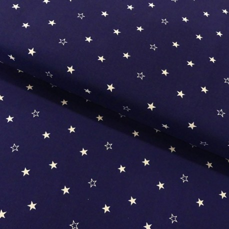 Coupon 3m Tissu Coton Imprimé Twilight Stars 