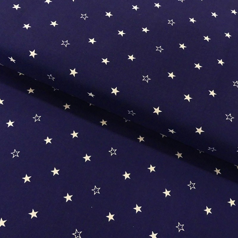 Coupon 3m Tissu Coton Imprimé Twilight Stars 