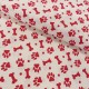 Coupon 3m Tissu Coton Imprimé Paw Prints Red