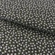 Coupon 3m Tissu Coton Imprimé Ditsy Daisies Black