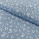 Coupon 3m Tissu Coton Imprimé Ditsy Bouquet Blue
