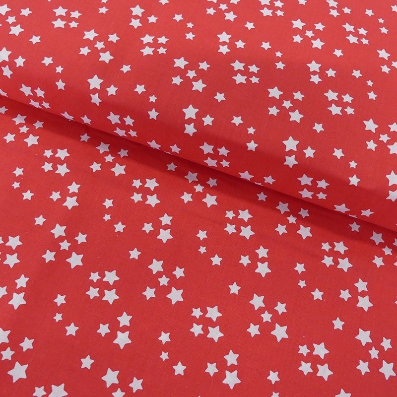 Coupon 3m Tissu Coton Imprimé Group Of Stars 
