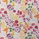 Coupon 3m Tissu Imprimé Guajira Feuilles Multicolores