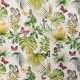 Coupon 3m Tissu Imprimé Vaiana Feuilles Vert