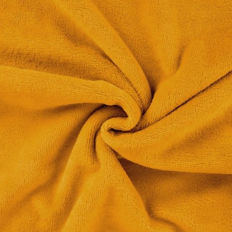Coupon 3m Tissu Bambounette Jaune 