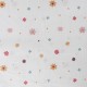 Coupon 3m Tissu Coton Imprimé Fleurinette Rose