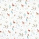 Coupon 3m Tissu Coton Imprimé Explorateur Naturel