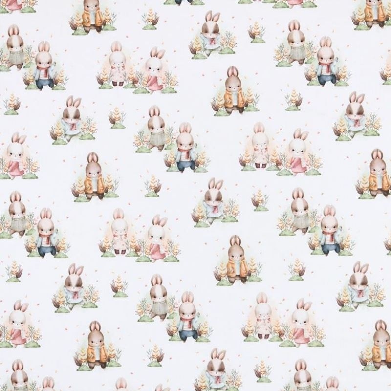 Coupon 3m Tissu Coton Imprimé Pirouette Multico