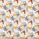 Coupon 3m Tissu Enduit Hans Multicolore