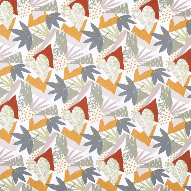 Coupon 3m Tissu Enduit Hans Multicolore