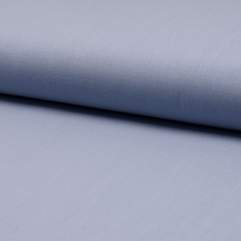Coupon 3m Tissu Coton Uni Bleu Violet 