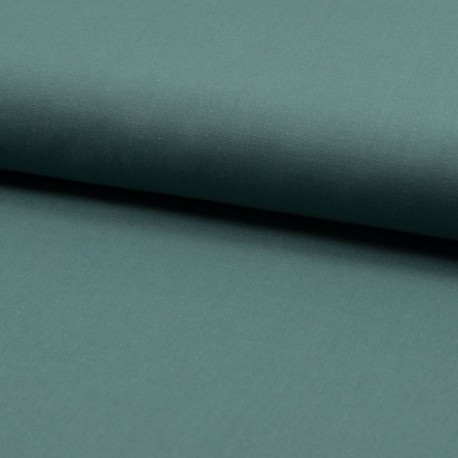 Coupon 3m Tissu Coton Uni Vert 