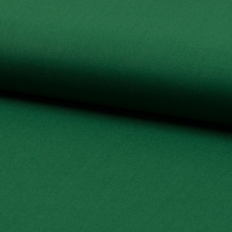 Coupon 3m Tissu Coton Uni Vert Bouteille