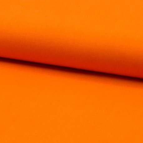 Coupon 3m Tissu Coton Uni Orange 