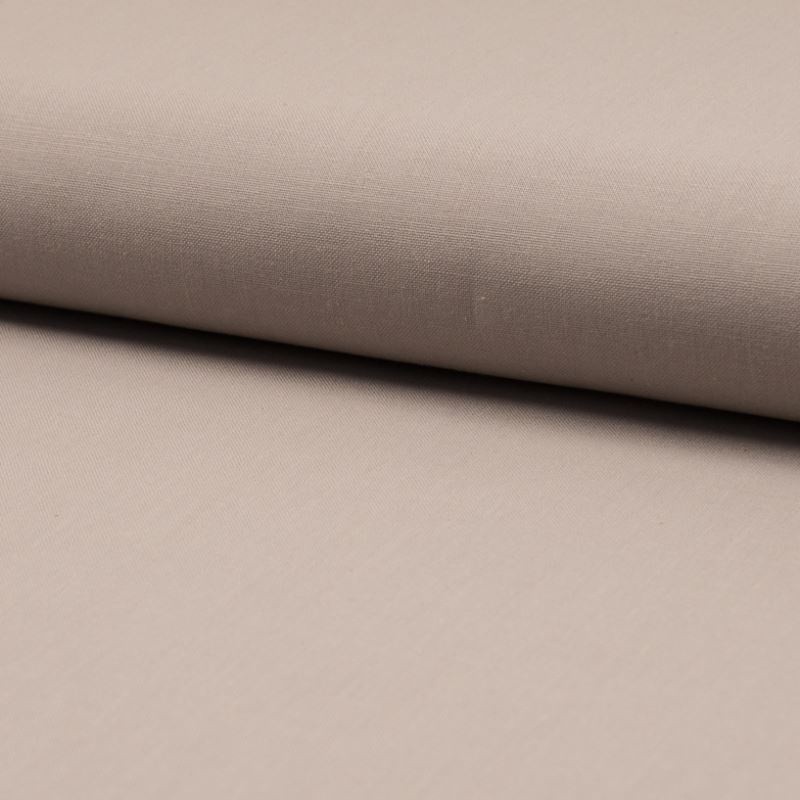 Coupon 3m Tissu Coton Uni Sable