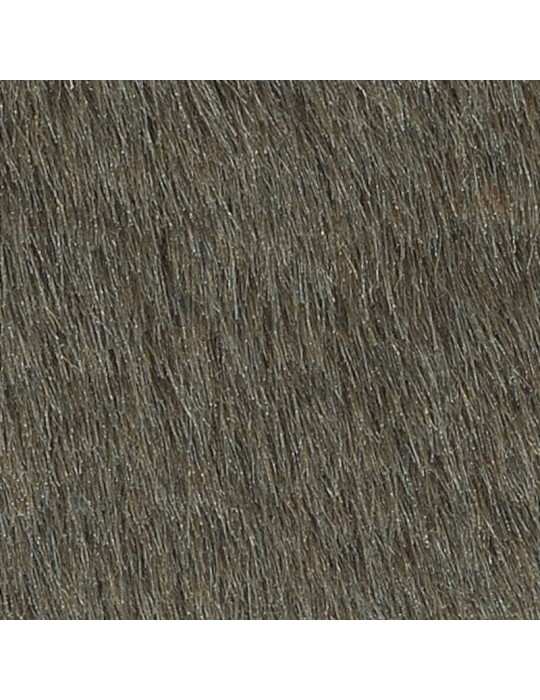 Ruban fourrure classique 5 mm gris