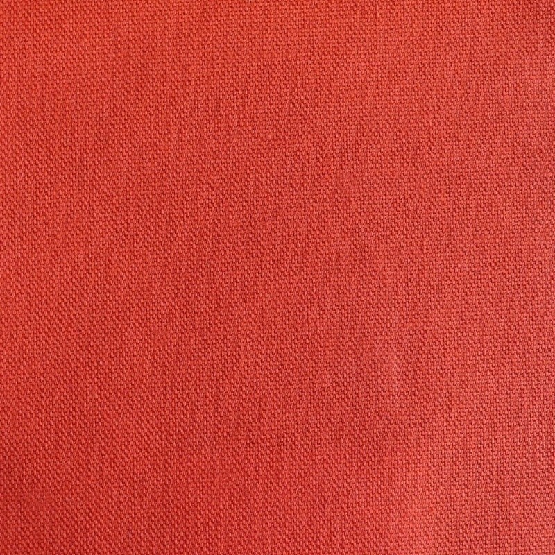 Coupon 3m Tissu Coton Uni Costa Brava Homard