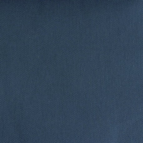 Coupon 3m Tissu Coton Uni Costa Brava Indigo