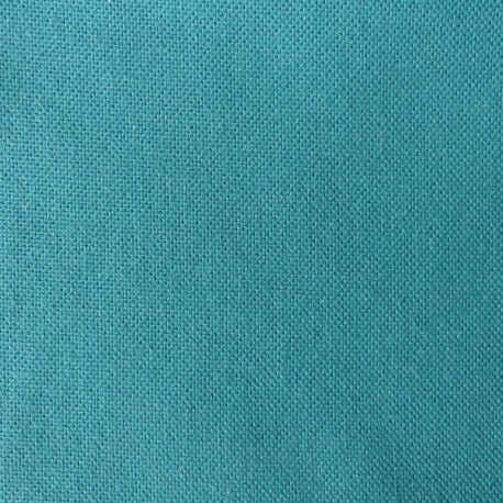 Coupon 3m Tissu Coton Uni Costa Brava Paon