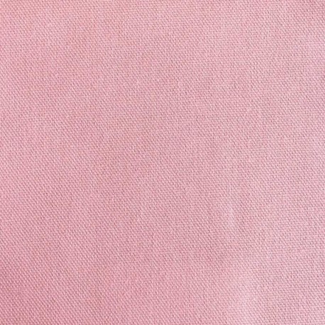 Coupon 3m Tissu Coton Uni Costa Brava Rose