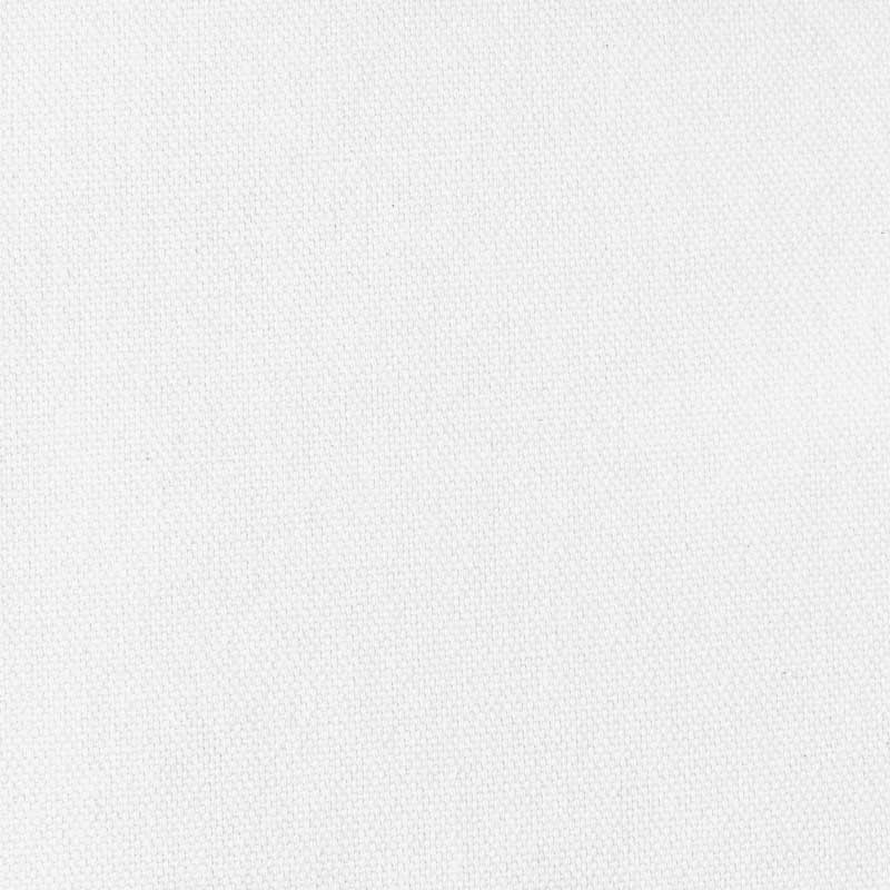 Coupon 3m Tissu Costa Brava Blanc Uni 