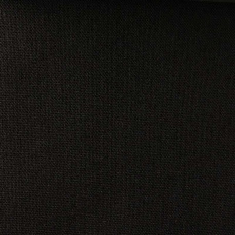 Coupon 3m Tissu Costa Brava Uni Noir