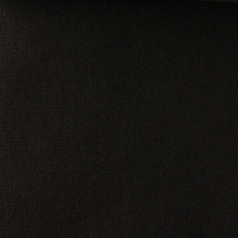Coupon 3m Tissu Costa Brava Uni Noir