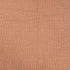 Coupon 3m Tissu Coton Gaufre Uni Saumon