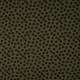 Coupon 3m Tissu Crêpe Georgette Kaki noir 
