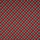 Coupon 3m Tissu Viscose Imprimé Carreaux Brique 