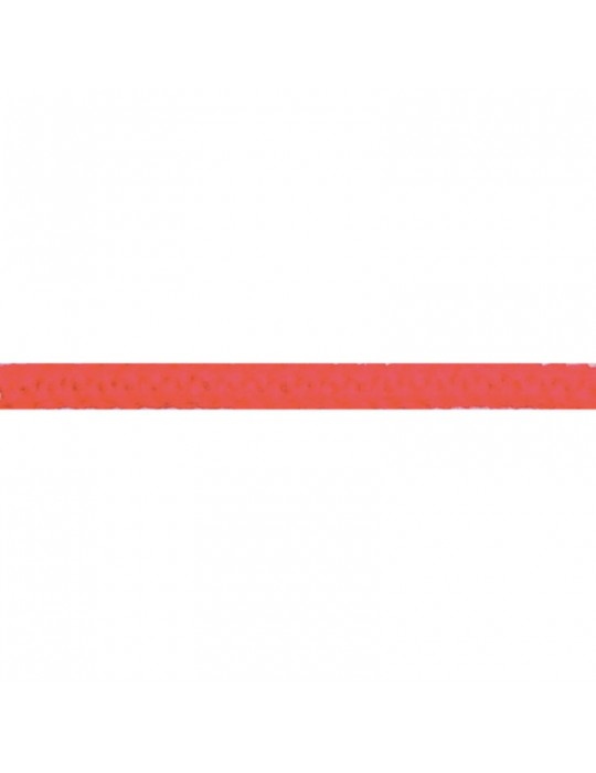 Cordelière tricotée 5 mm rouge