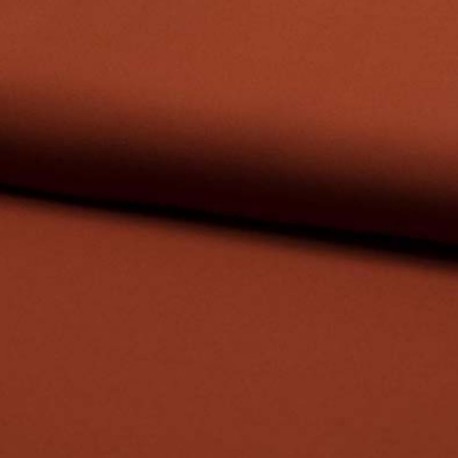 Coupon 3m Tissu Crepe Georgette Brique 