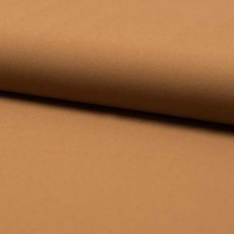 Coupon 3m Tissu Crepe Georgette Havane 