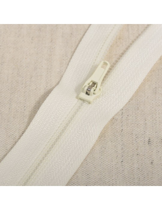 Fermeture spéciale pantalon non séparable beige 15 cm blanc