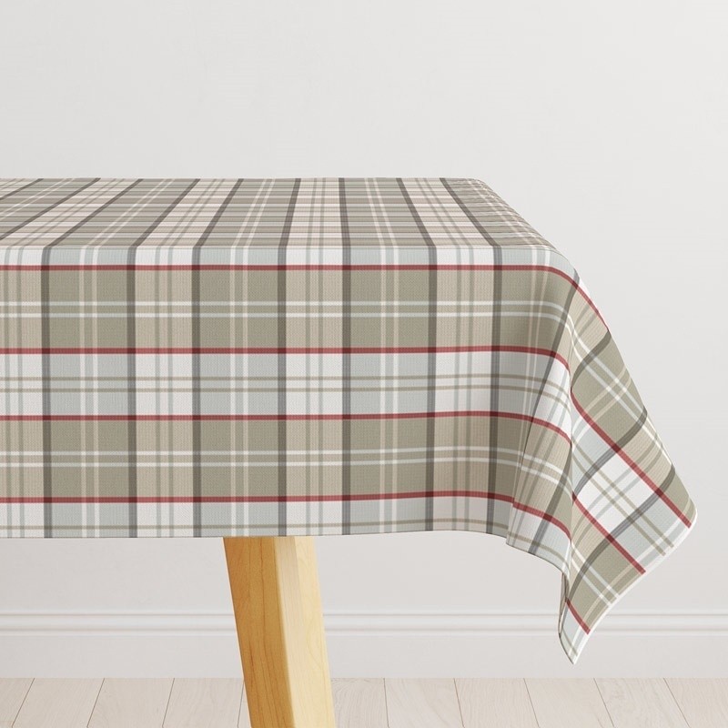 Coupon 3m Tissu Piazza Rouge Grande Largeur