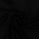 Coupon 3m Tissu Scuba Crepe Uni Noir 