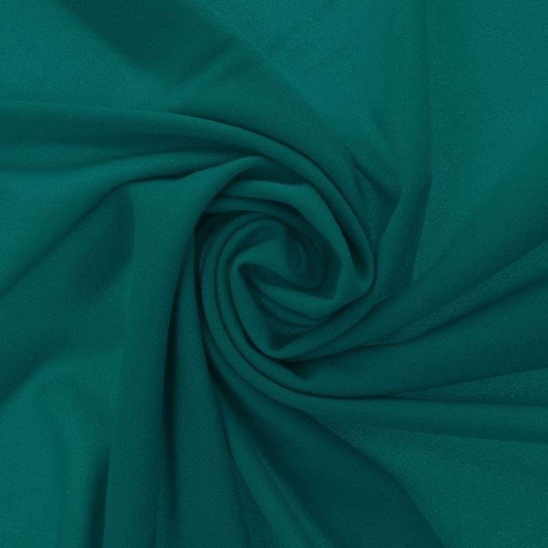 Coupon 3m Tissu Scuba Crepe Uni Canard 