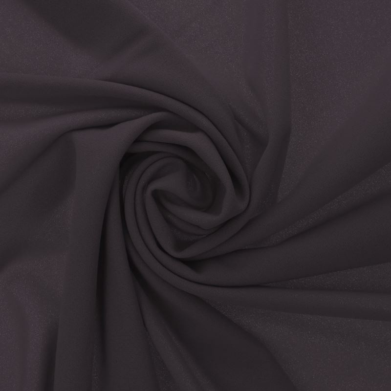 Coupon 3m Tissu Scuba Crepe Uni Ardoise