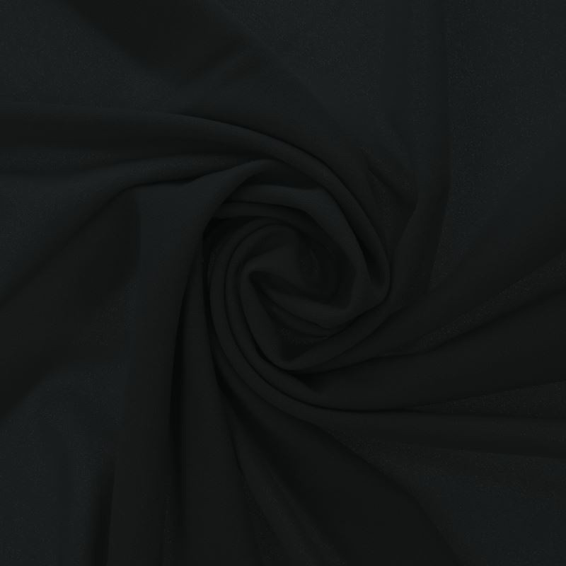 Coupon 3m Tissu Scuba Crepe Uni Gris Foncé